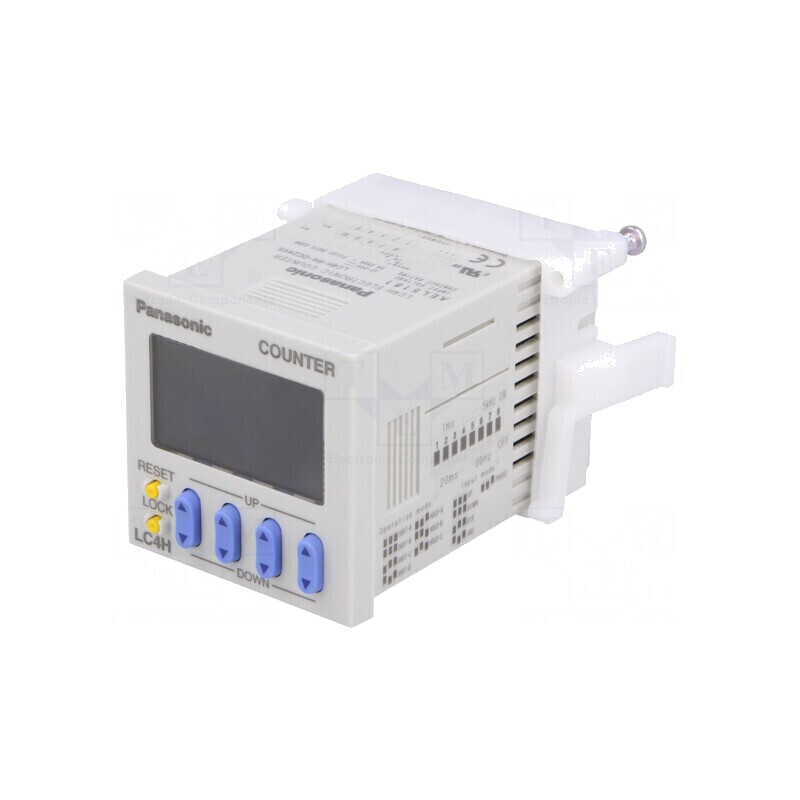 Contor Electronic LCD Impulsuri 9999 SPDT 250VAC/5A 12-24VDC | Electronic-mag.ro | Componente Electronice