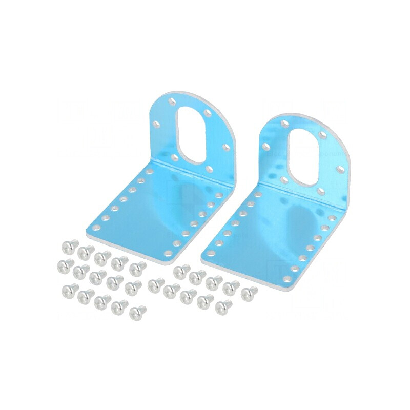 Suport Argintiu din Aluminiu pentru Fixare, 31.2mm | Electronic-mag.ro | Componente Electronice