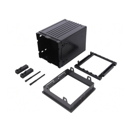 Carcasă electronică 96x96x124 mm ABS/Policarbonat/PPO | Electronic-mag.ro | Componente Electronice
