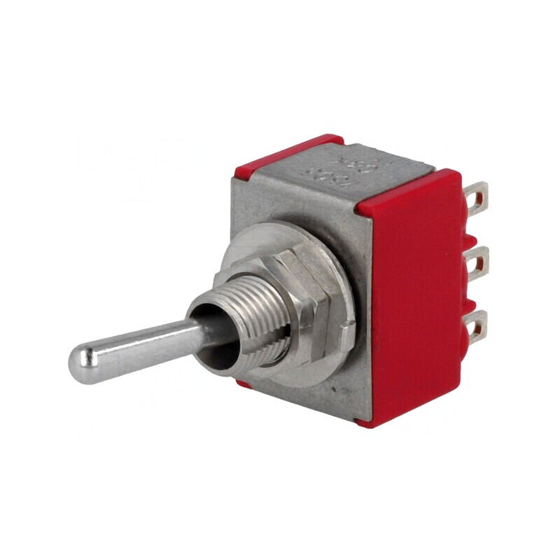 Comutator basculant 3 poziții ON-OFF-ON 2A/250V 5A/28V | Electronic-mag.ro | Componente Electronice