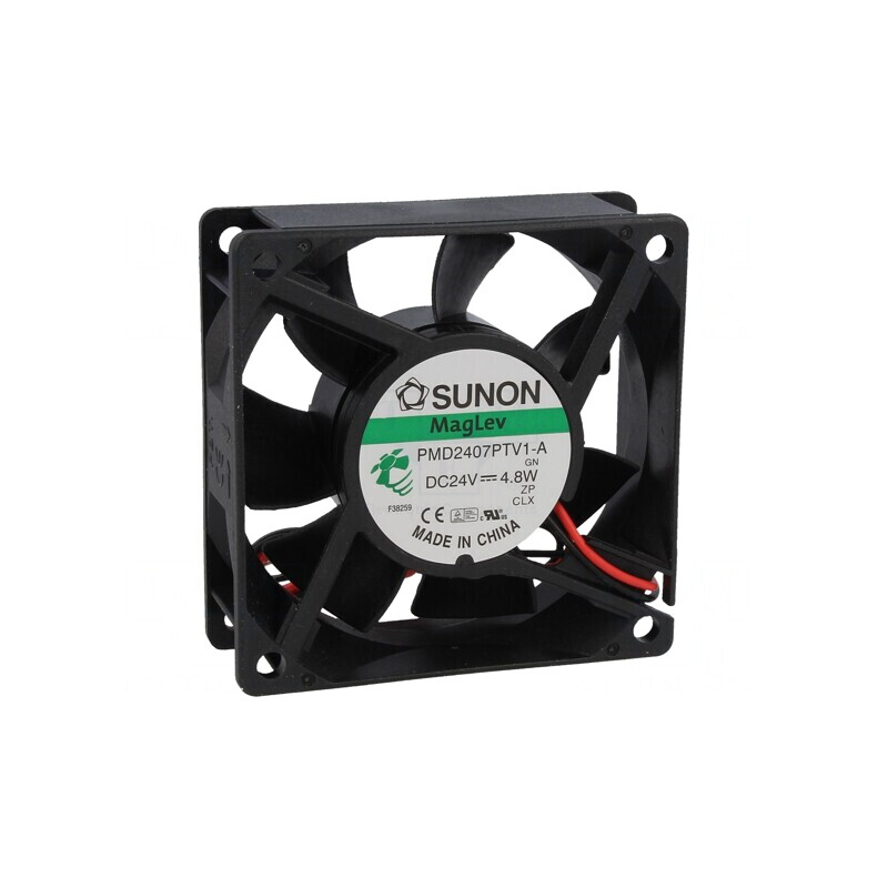 Ventilator DC axial 24V 70x70x25mm 83,25m3/h 44dBA | Electronic-mag.ro | Componente Electronice