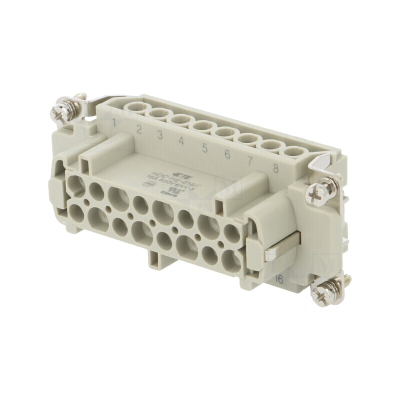 Conector HDC Inserturi Contact Mamă HE PIN 16A | Electronic-mag.ro | Componente Electronice