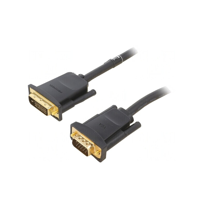 Cablu D-Sub 15pin la DVI-D 1m | Electronic-mag.ro | Componente Electronice