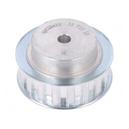 Roată de curea T10 aluminiu 16mm 55,45mm | Electronic-mag.ro | Componente Electronice