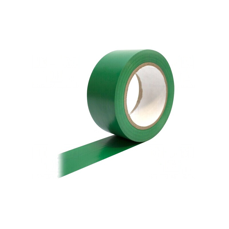 Bandă de Marcare Verde Autoadezivă 33m x 50mm | Electronic-mag.ro | Componente Electronice