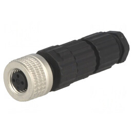 Conector M8 Femelă 3 Pinuri Cablu Drept | Electronic-mag.ro | Componente Electronice