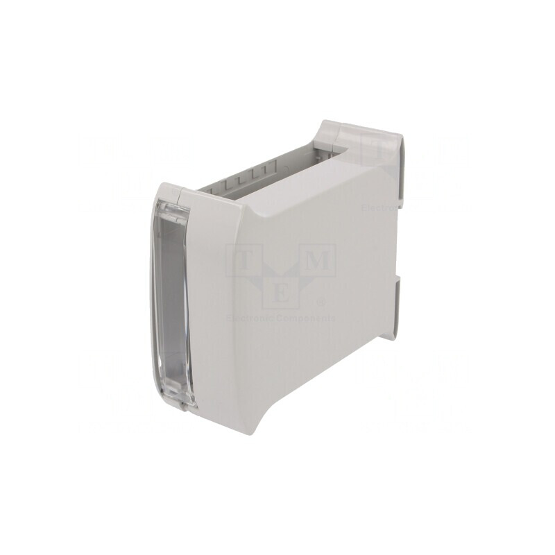 Carcasă pentru șină DIN gri 101mm x 45mm x 119,5mm | Electronic-mag.ro | Componente Electronice Carcasă pentru șină DIN gri 101mm x 45mm x 119,5mm | Electronic-mag.ro | Componente Electronice