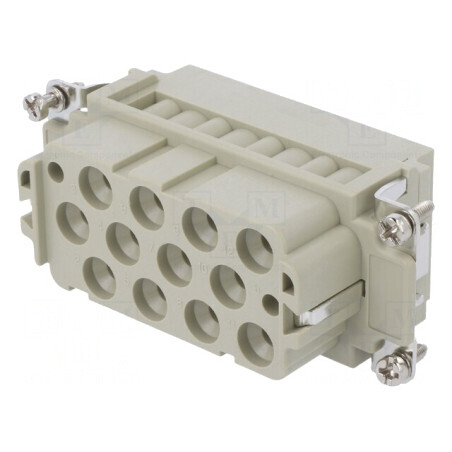 Conector HDC cu Inserturi de Contact Mamă 14 12 PE | Electronic-mag.ro | Componente Electronice