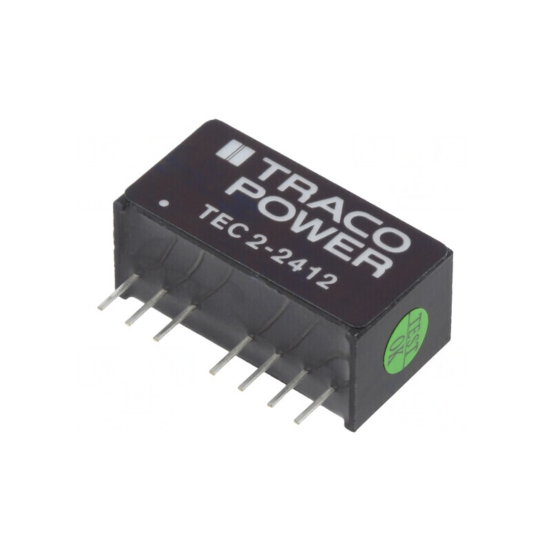 Convertor DC/DC 2W 18-36V la 12V 167mA SIP8 | Electronic-mag.ro | Componente Electronice