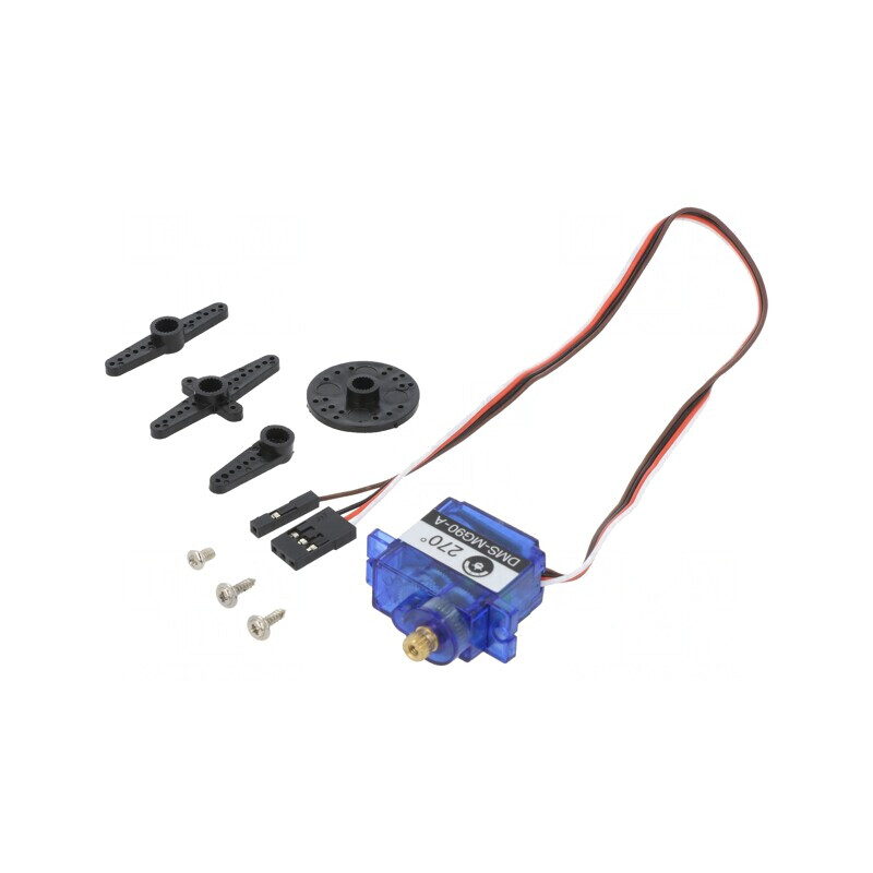 Servomecanism Micro Analogic Metalic 270° 4,8-6VDC JR | Electronic-mag.ro | Componente Electronice