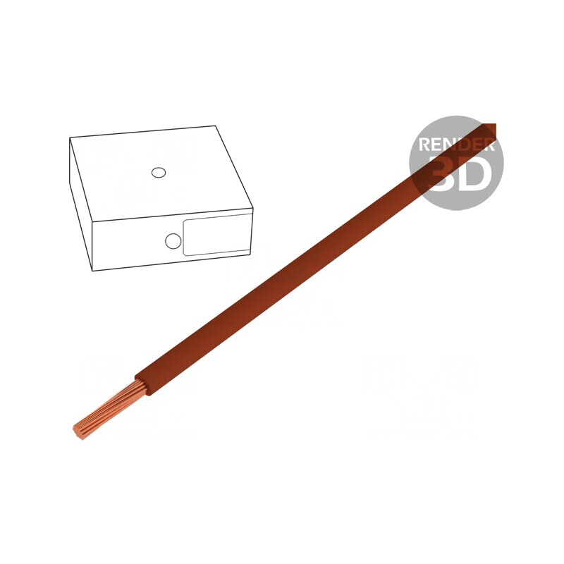 Cablu litat Cu 35mm² PVC maro 100m | Electronic-mag.ro | Componente Electronice