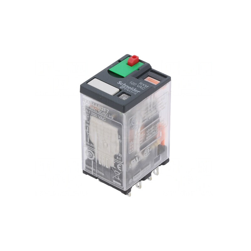 Releu Electromagnetic 4PDT 120VAC 6A | Electronic-mag.ro | Componente Electronice