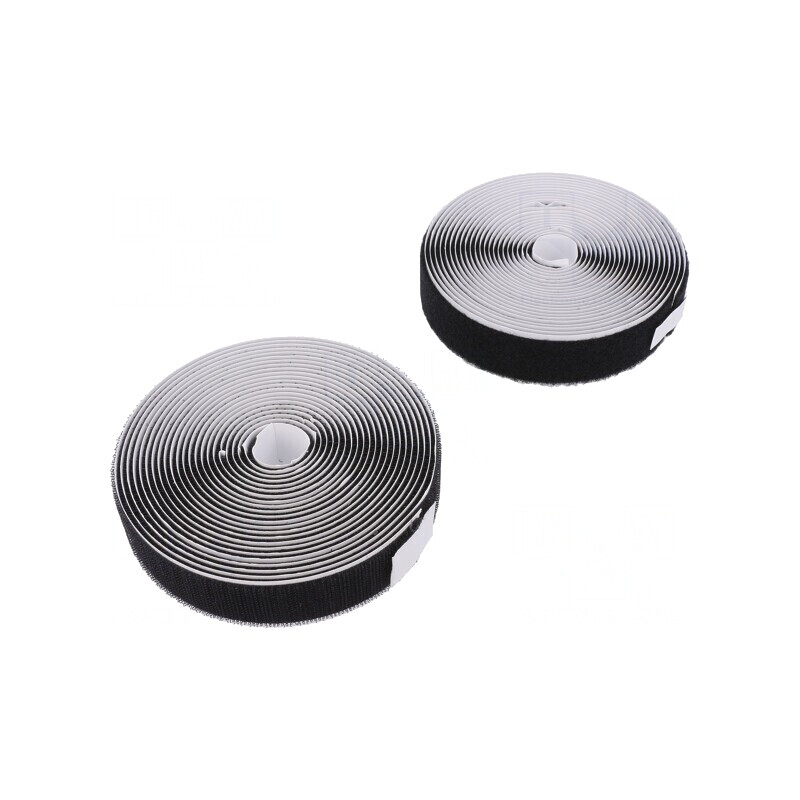 Bandă arici acril neagră 25mm x 5m | Electronic-mag.ro | Componente Electronice