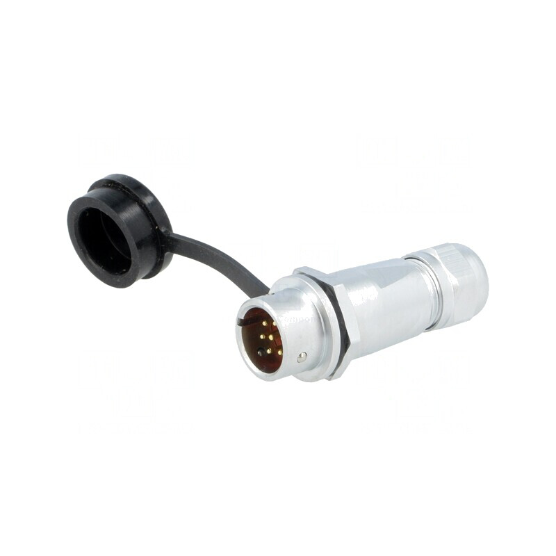 Mufă SF12 tată 7 pini IP67 5A 125V lipire pe cablu | Electronic-mag.ro | Componente Electronice