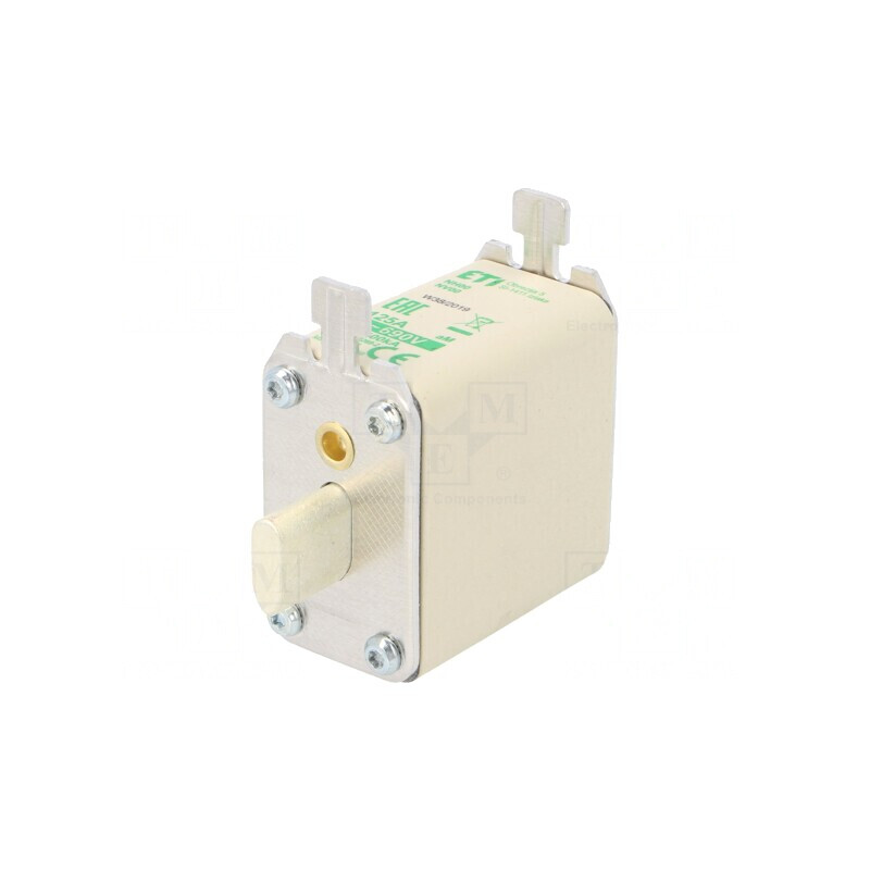 Siguranță ceramică industrială NH00 125A 690VAC | Electronic-mag.ro | Componente Electronice