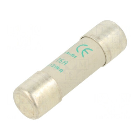 Siguranță ceramică 16A 500VAC 14x51mm | Electronic-mag.ro | Componente Electronice