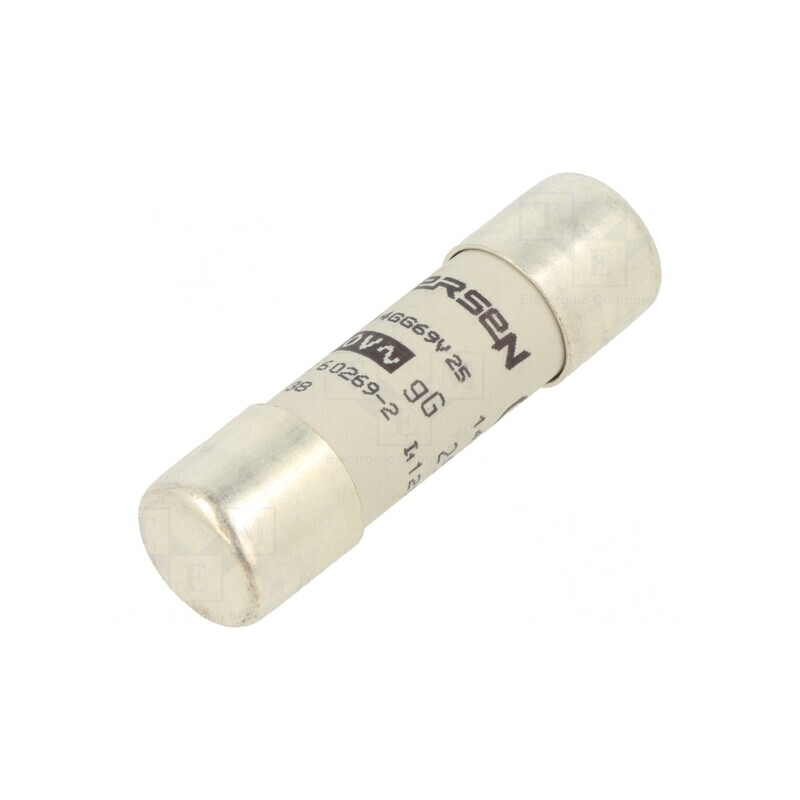 Siguranță gG 25A 500V ceramică 14x51mm | Electronic-mag.ro | Componente Electronice