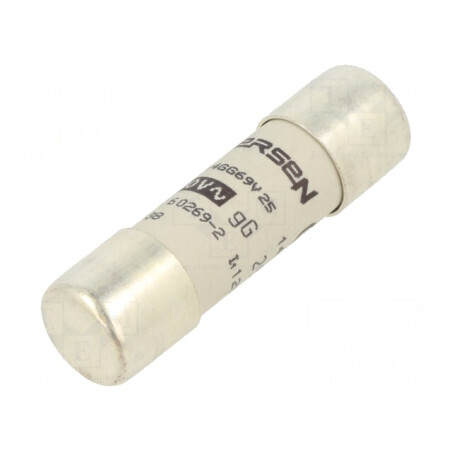 Siguranță gG 25A 500V ceramică 14x51mm | Electronic-mag.ro | Componente Electronice