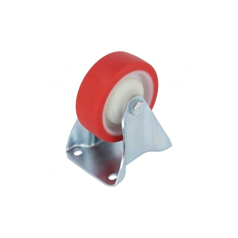 Roată de Transport Rigidă 100mm 250kg | Electronic-mag.ro | Componente Electronice