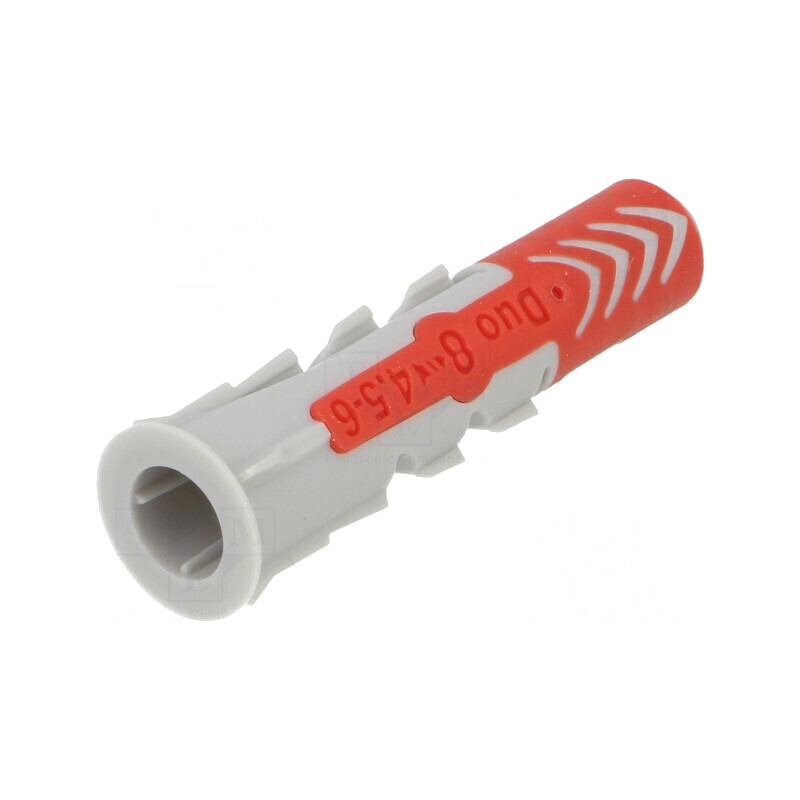 Plastic Anchor 8x40mm DUOPOWER 100pcs | Electronic-mag.ro | Componente Electronice
