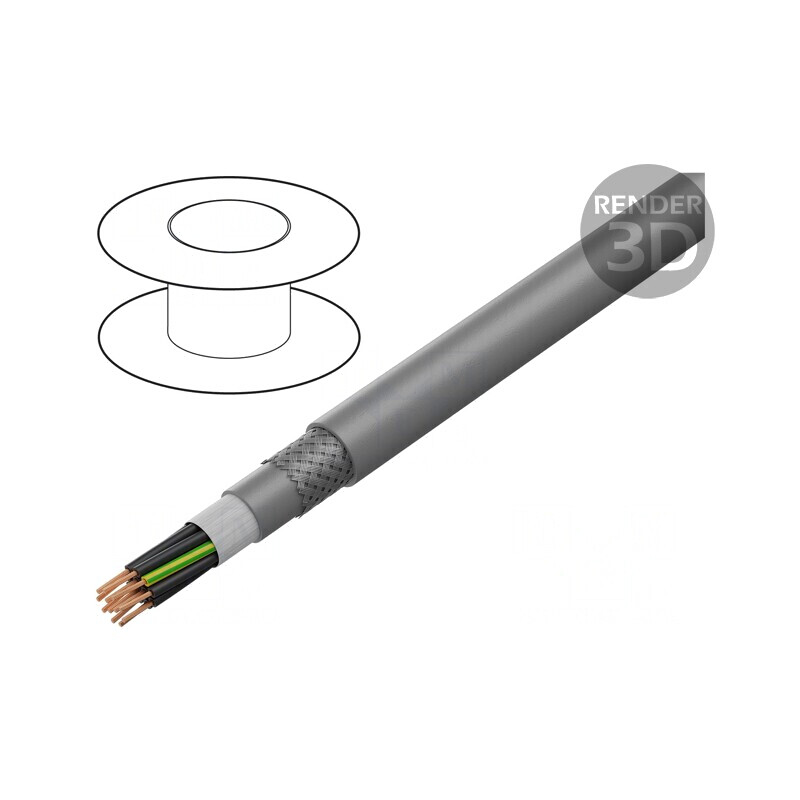 Cablu de control ÖLFLEX® FD CLASSIC 810 CP 12G0,5mm2 | Electronic-mag.ro | Componente Electronice