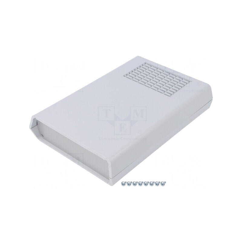 Carcasă Ventilată din ABS cu Ghidaje PCB | Electronic-mag.ro | Componente Electronice