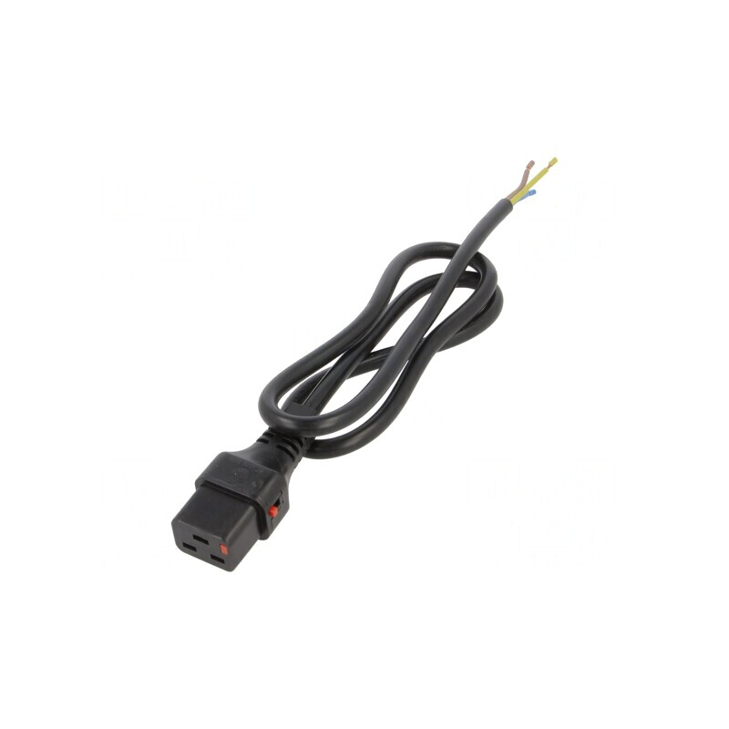 Cablu IEC C19 Mamă cu Blocare 1m Negru 16A | Electronic-mag.ro | Componente Electronice Cablu IEC C19 Mamă cu Blocare 1m Negru 16A | Electronic-mag.ro | Componente Electronice