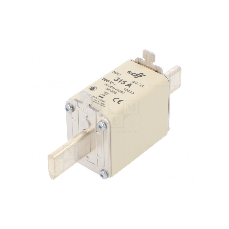 Siguranță ceramică NH1 gG 315A 500V | Electronic-mag.ro | Componente Electronice