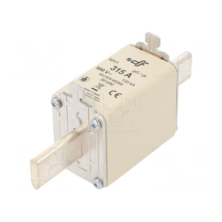 Siguranță ceramică NH1 gG 315A 500V | Electronic-mag.ro | Componente Electronice