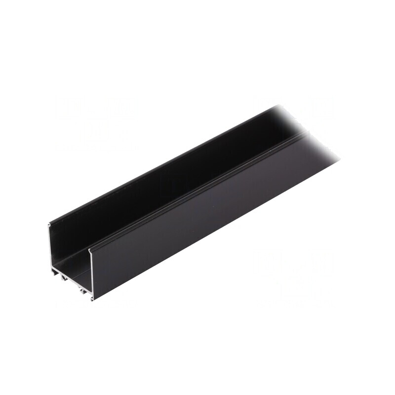 Profil Aluminiu Negru 1m pentru Module LED VARIO30-08 | Electronic-mag.ro | Componente Electronice