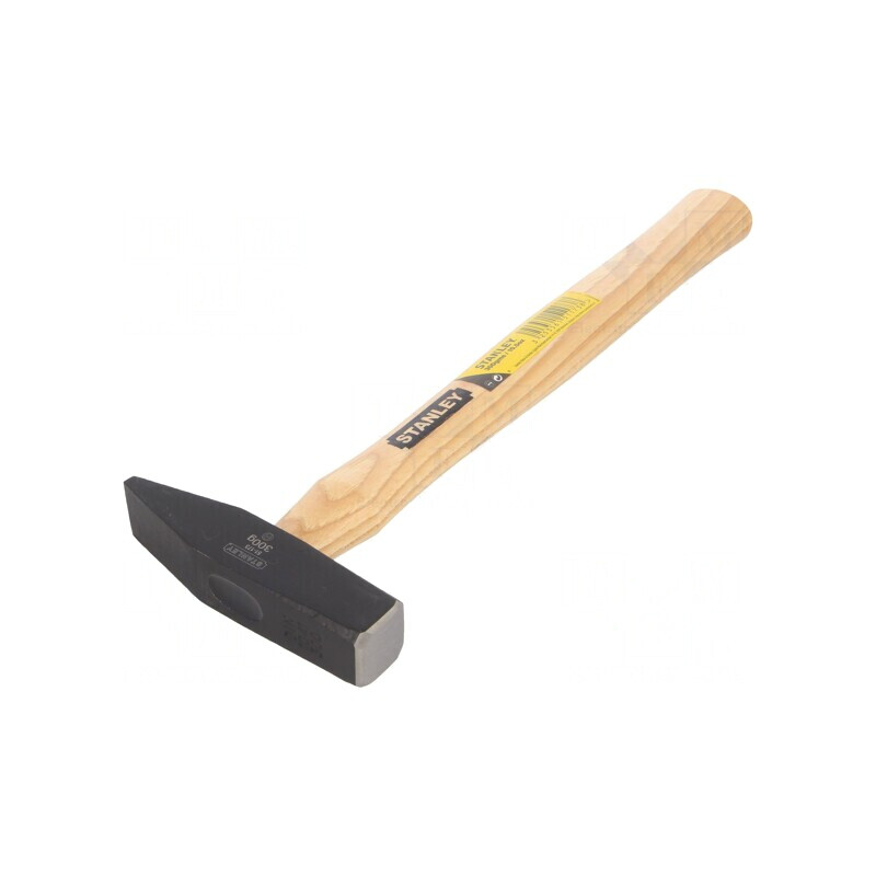 Ciocan din oțel carbon cu mâner din lemn de frasin 300g 23mm | Electronic-mag.ro | Componente Electronice