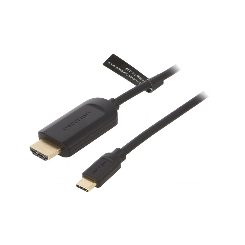 Adaptor HDMI 1.4 la USB C, 1.5m, Aurit, PVC | Electronic-mag.ro | Componente Electronice