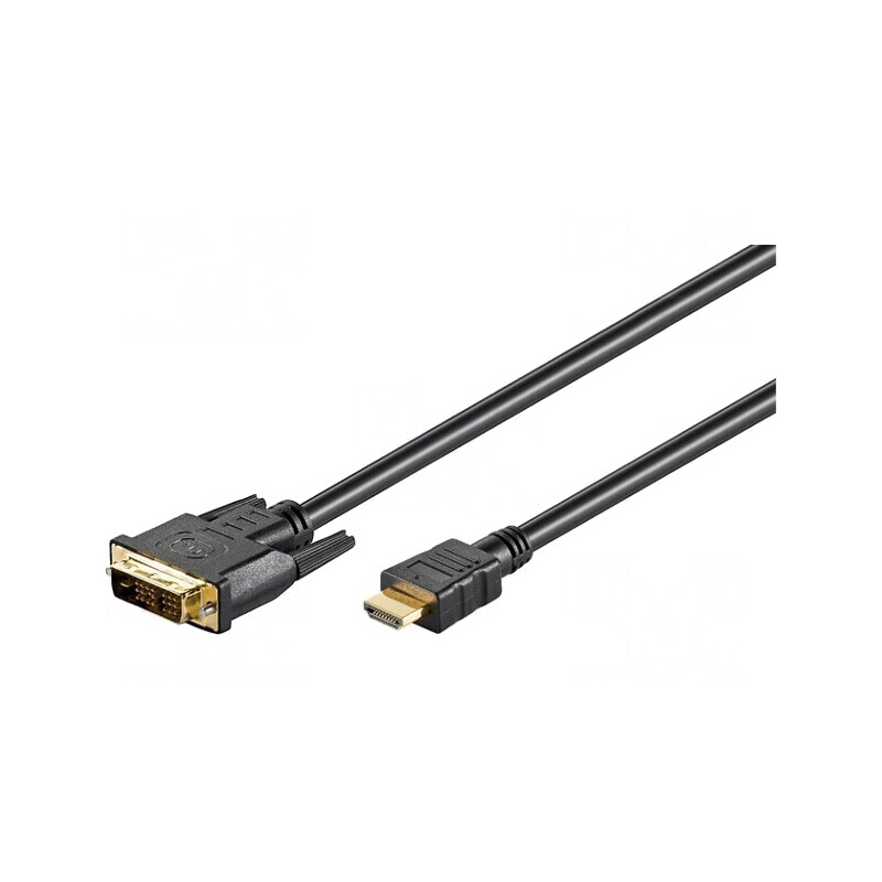 Cablu HDMI 1.4 DVI-D 10m Negru | Electronic-mag.ro | Componente Electronice