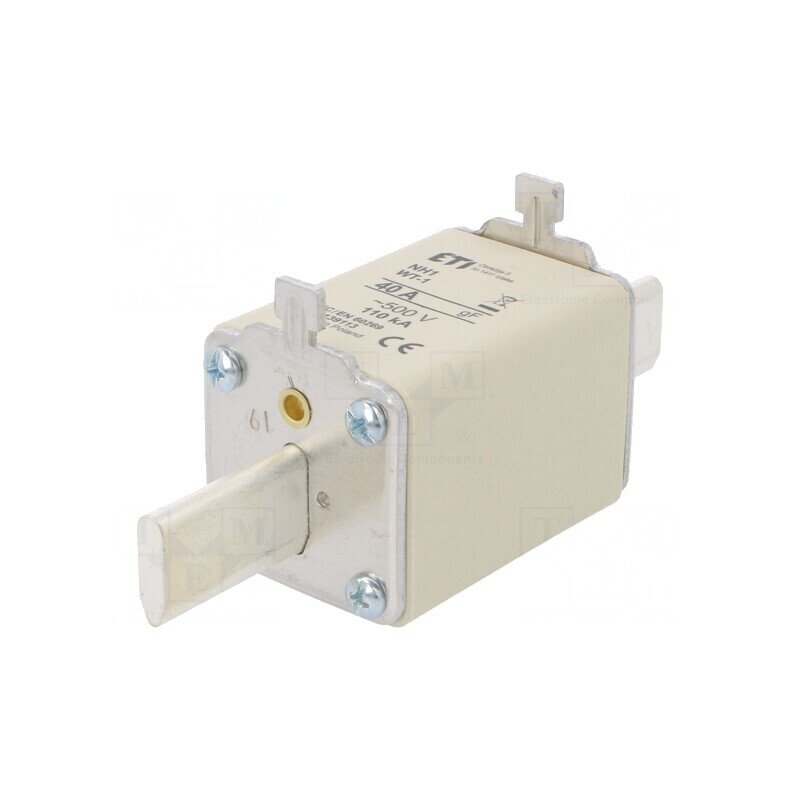 Siguranță Ardere Rapidă 40A 500VAC NH1 | Electronic-mag.ro | Componente Electronice