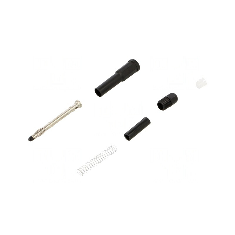 Conector banană 2.4mm negru 5A 65mm 1.5kV | Electronic-mag.ro | Componente Electronice Conector banană 2.4mm negru 5A 65mm 1.5kV | Electronic-mag.ro | Componente Electronice