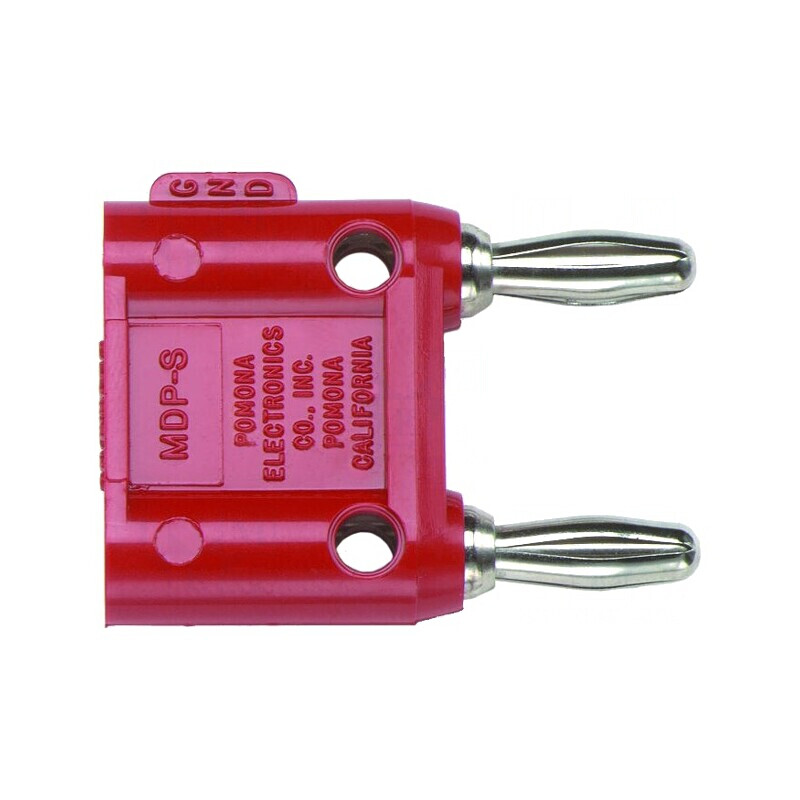 Conector Banană Stivuibil 4mm 15A 5kV Roșu | Electronic-mag.ro | Componente Electronice