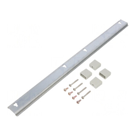 Şină DIN Oțel 35mm x 7,5mm x 406mm pentru Carcase | Electronic-mag.ro | Componente Electronice