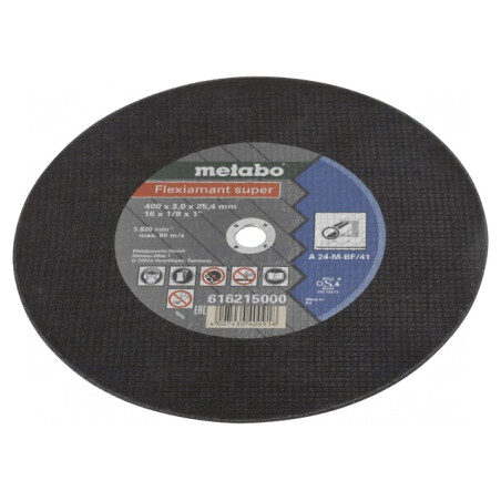 Disc de Tăiere Oțel 400mm 25,4mm 3mm | Electronic-mag.ro | Componente Electronice