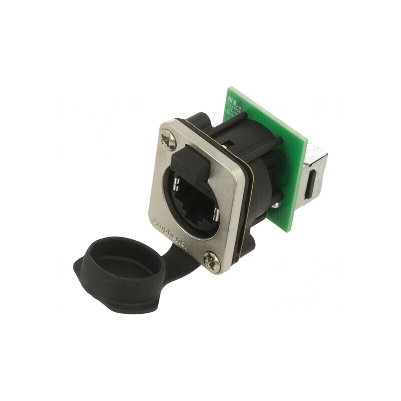 Conector CAT6 RJ45 Protejat Horizontal IP54 XLRnet | Electronic-mag.ro | Componente Electronice