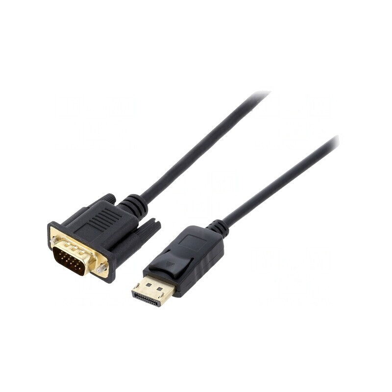 Cablu DisplayPort 1.1 la D-Sub 15pin HD  | Electronic-mag.ro | Componente Electronice