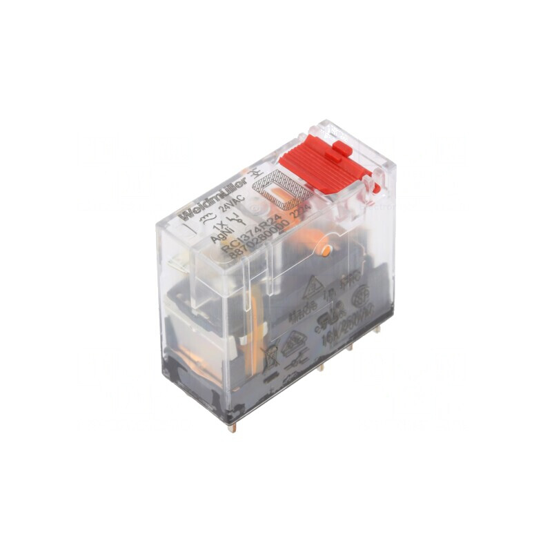 Releu Electromagnetic SPDT 24VAC 16A | Electronic-mag.ro | Componente Electronice