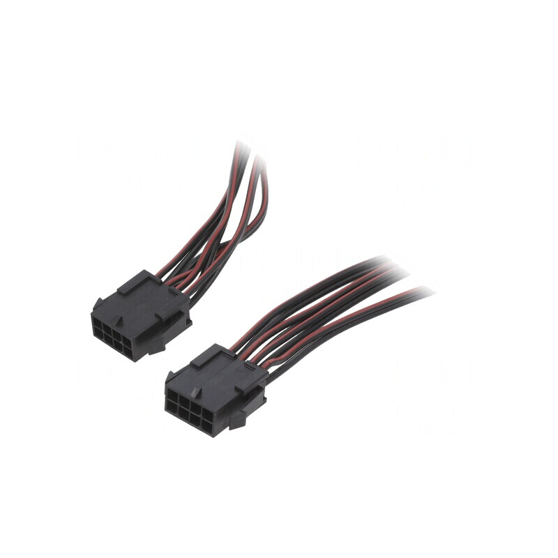 Cablu Micro-Fit 3.0 tată-tată 8 pini 0.4m PVC | Electronic-mag.ro | Componente Electronice