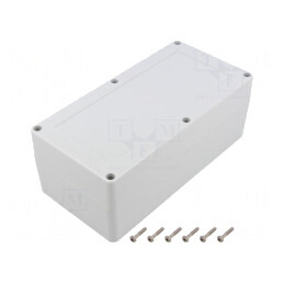 Carcasă Universală 100x200x75mm cu Bucşă din Alamă | Electronic-mag.ro | Componente Electronice
