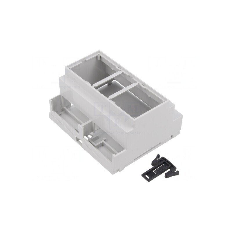 Carcasă pentru șină DIN 90x106x58mm PPO | Electronic-mag.ro | Componente Electronice