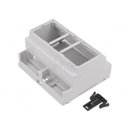 Carcasă pentru șină DIN 90x106x58mm PPO | Electronic-mag.ro | Componente Electronice