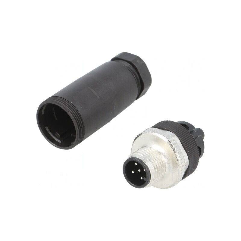 Conector M12 5-Pin Tată DeviceNet/CANopen Drept pe Cablu | Electronic-mag.ro | Componente Electronice