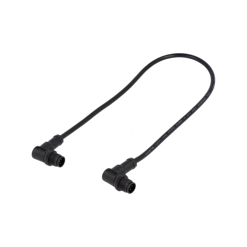 Cablu Senzori Automatizări M12-M12 0.5m | Electronic-mag.ro | Componente Electronice