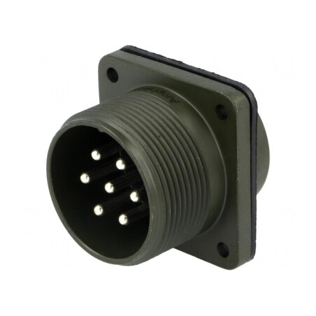 Conector circular dimensiune 20 aliaj de aluminiu oliv | Electronic-mag.ro | Componente Electronice