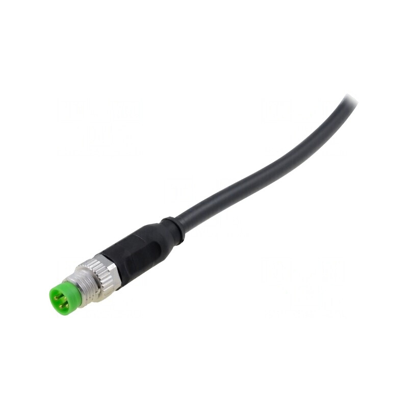 Cablu de Conectare M8 4 PIN 3m 30VAC 4A | Electronic-mag.ro | Componente Electronice