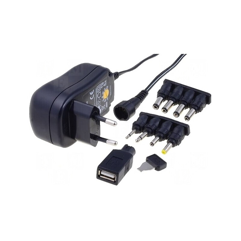 Alimentator Universal 3VDC 0,3A | Electronic-mag.ro | Componente Electronice
